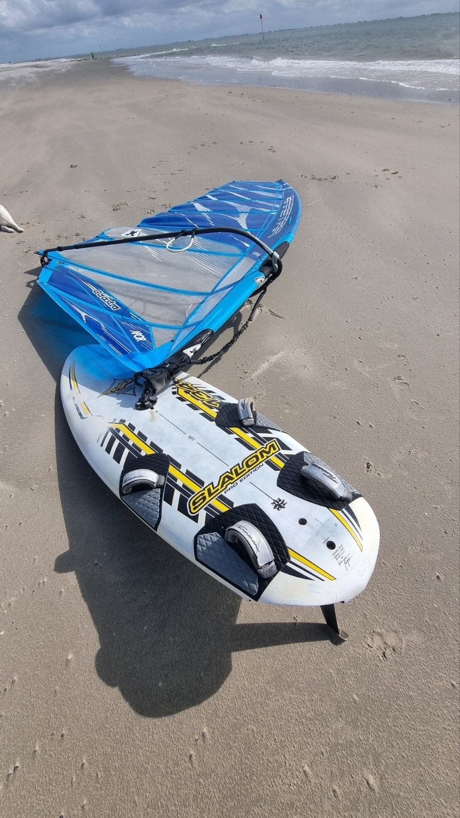 Complete windsurfset: Gaastra zeil, JP Australia board, Gebruikt, 5 tot 6.5 m², Minder dan 250 cm, Met mast