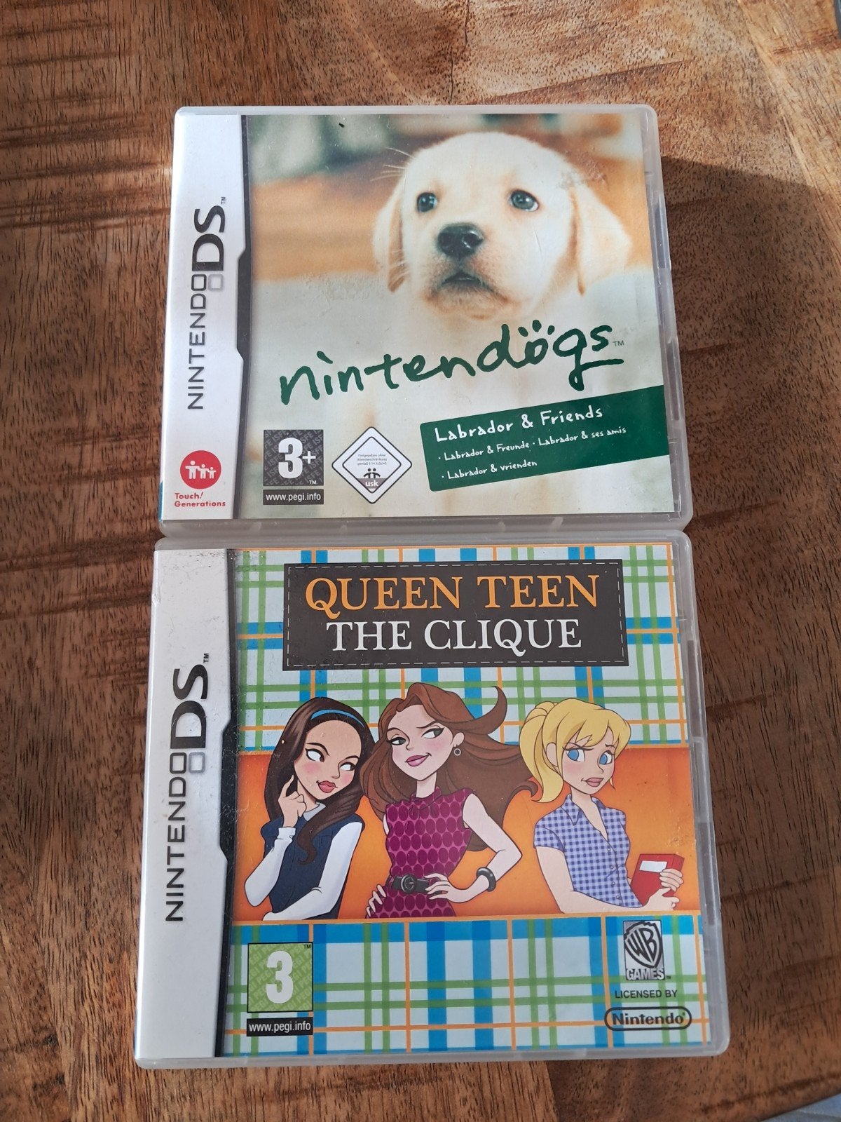 nintendogs & queen teen game's, 1 speler, Ophalen of Verzenden, Vanaf 3 jaar