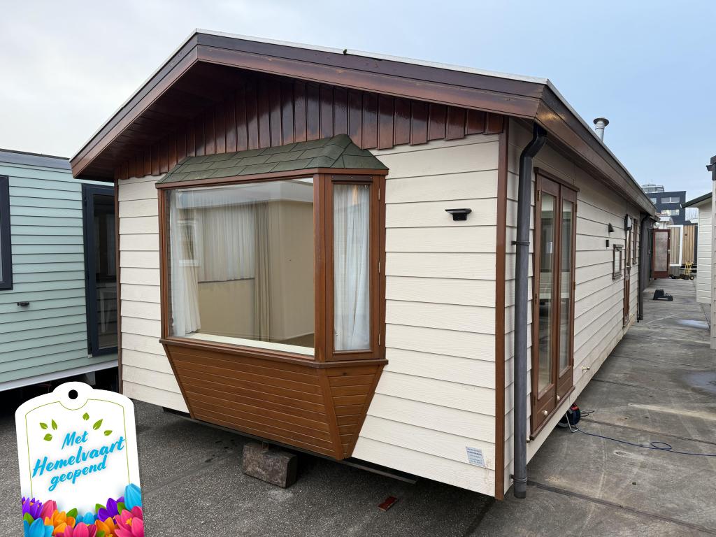 Canexel Chalet 10.20 x 4.20 m 2 Slp Dubbelglas Winterhard, Caravans en Kamperen, Niet ingevuld, Niet ingevuld, Niet ingevuld