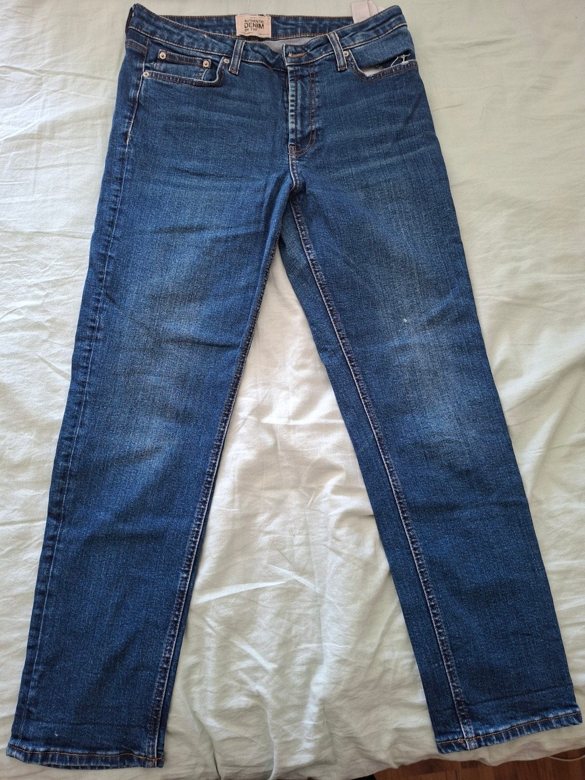 2x jeans (Zara & Takko) maat M, Blauw, Zara, Ophalen of Verzenden, Zo goed als nieuw