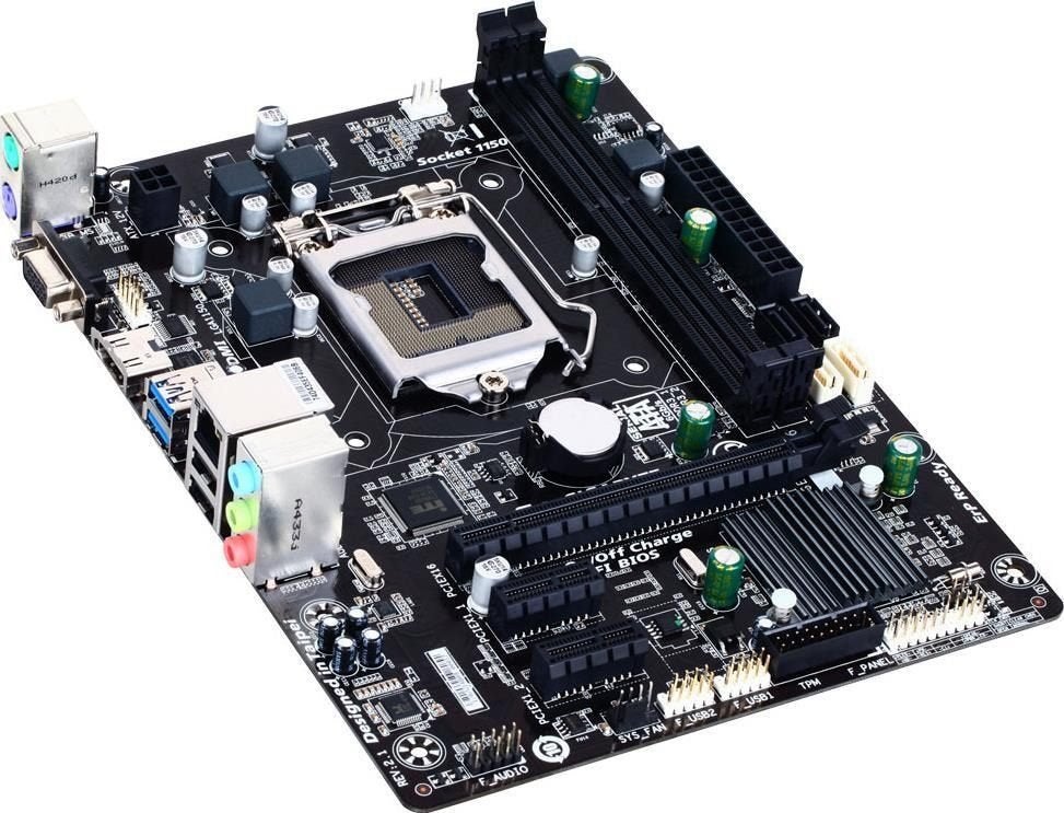 Gigabyte GA-H81M-H Moederbord, Computers en Software, Moederborden, DDR3, Ophalen of Verzenden, Zo goed als nieuw, Micro-ATX