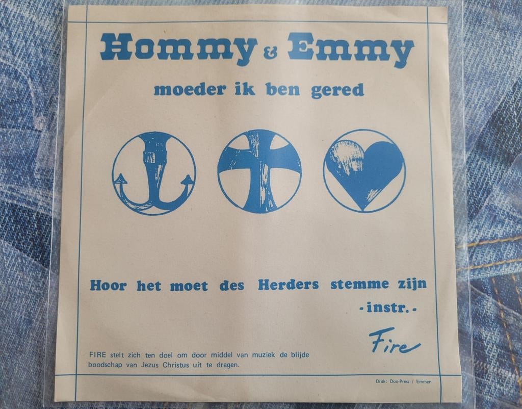 Hommy en Emmy - Moeder ik ben gered, Ophalen, Zo goed als nieuw, Overige formaten, Levenslied of Smartlap