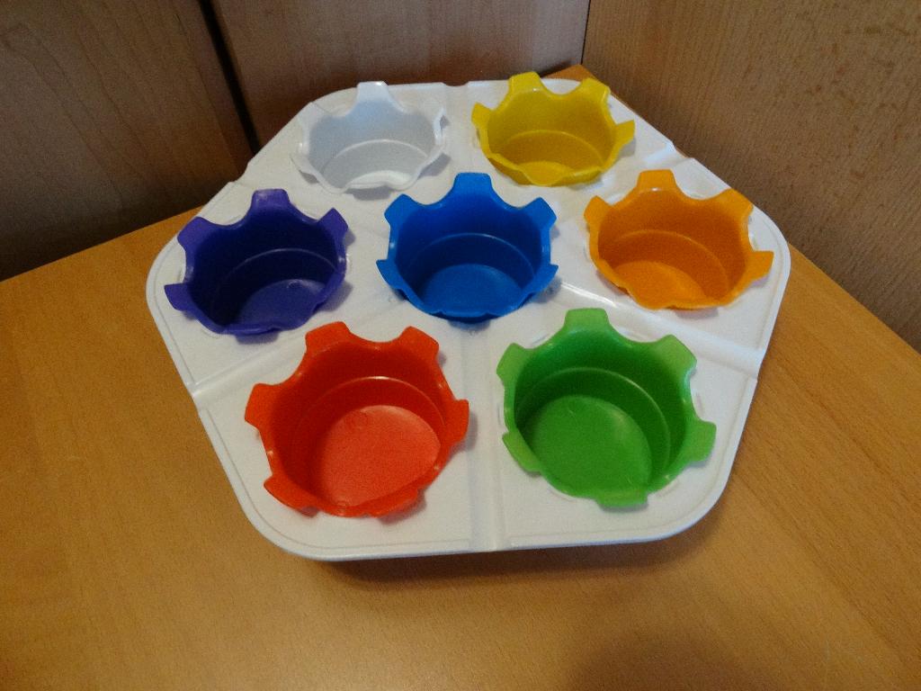 Verf palet voor 7 kleuren, Ophalen of Verzenden, Zo goed als nieuw, Overige typen