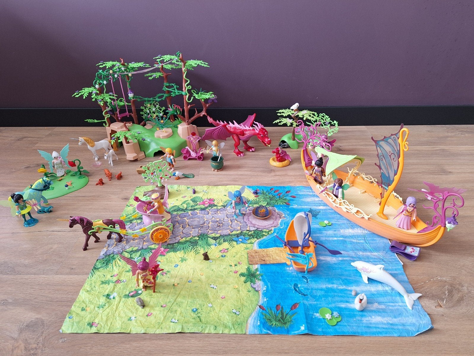 Playmobil Fairies/Elfenwereld, Kinderen en Baby's, Gebruikt, Complete set, Fantasy, Overige typen