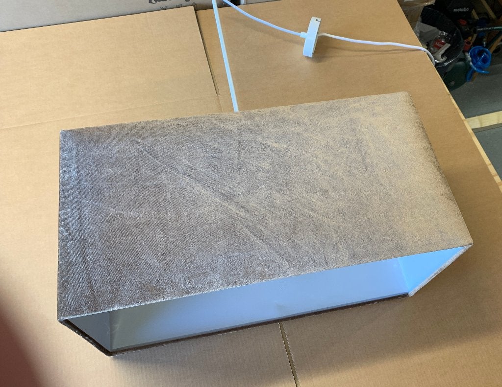 Nieuwstaat velours hanglamp van Eric Kuster, Ophalen of Verzenden, Zo goed als nieuw, 50 tot 75 cm