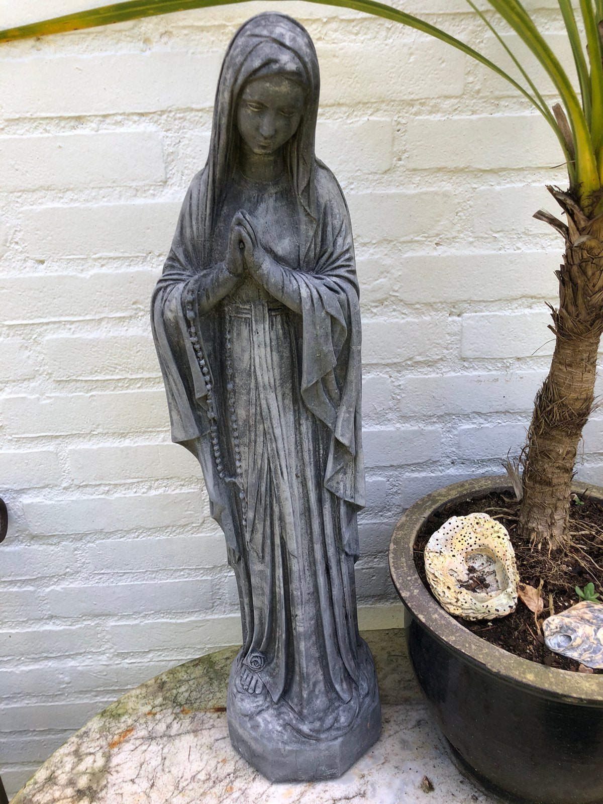 Maria beeld, Ophalen