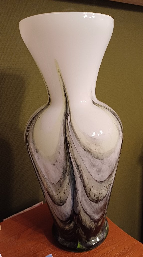 Opaline vaas Italiaans, Antiek en Kunst, Ophalen of Verzenden