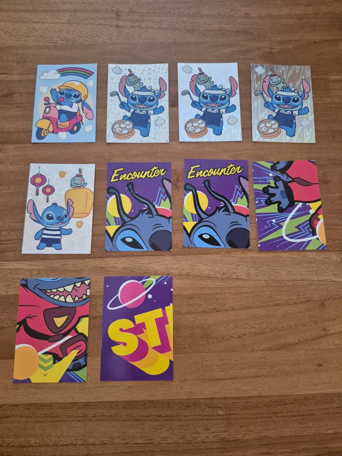 Lilo & Stitch trading cards 151-160, Ophalen of Verzenden, Zo goed als nieuw, Plaatje