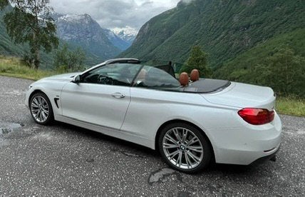 BMW 440i Xdrive Cabrio AUT 2016 Wit, Auto's, 1800 kg, 4-Serie, Cabriolet, 4 stoelen