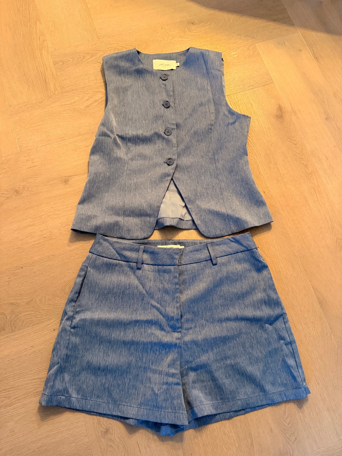 Ambika pak: top maat M, broek maat L top, Ophalen of Verzenden, Zo goed als nieuw, Blauw