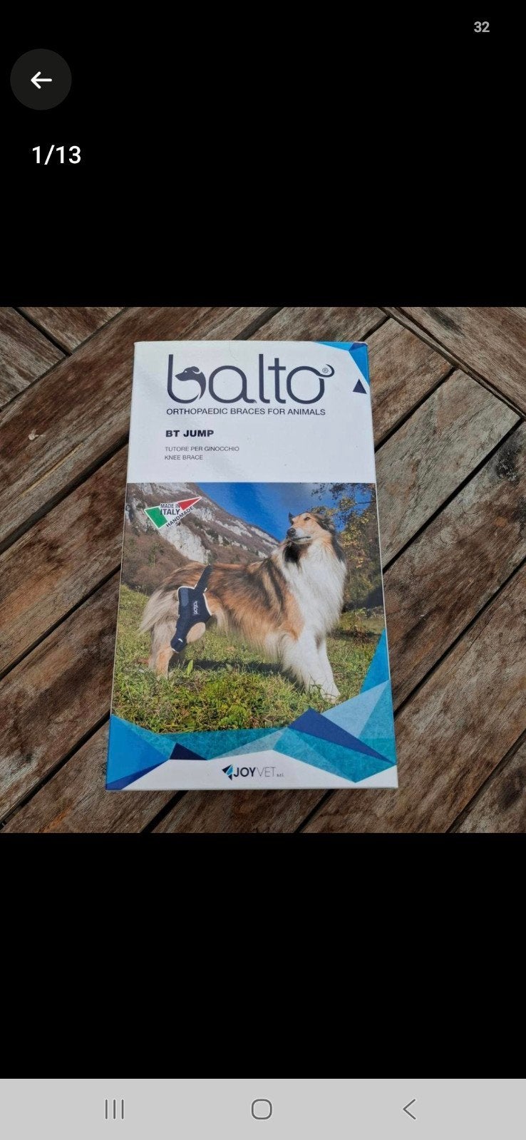 Balto rechter-kniebrace voor honden mt M, Dieren en Toebehoren, Overige merken, Verzenden, Nieuw, Overige typen