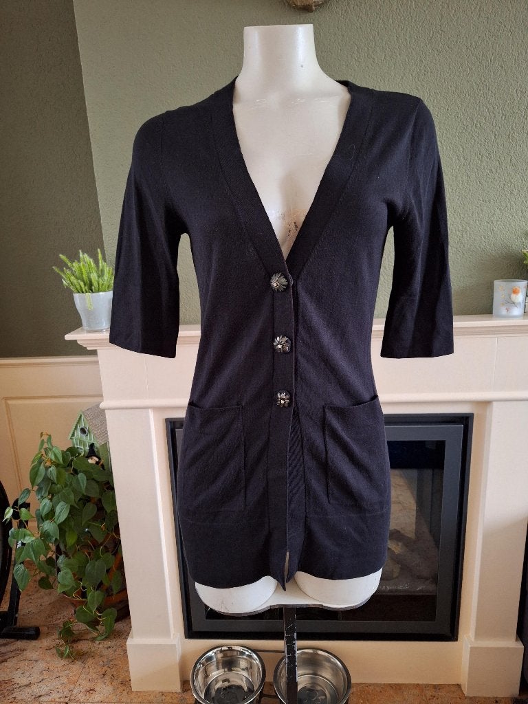 Maliparmi zwart vest S 36, Kleding | Dames, Verzenden, Zwart, Zo goed als nieuw, Maat 36 (S)