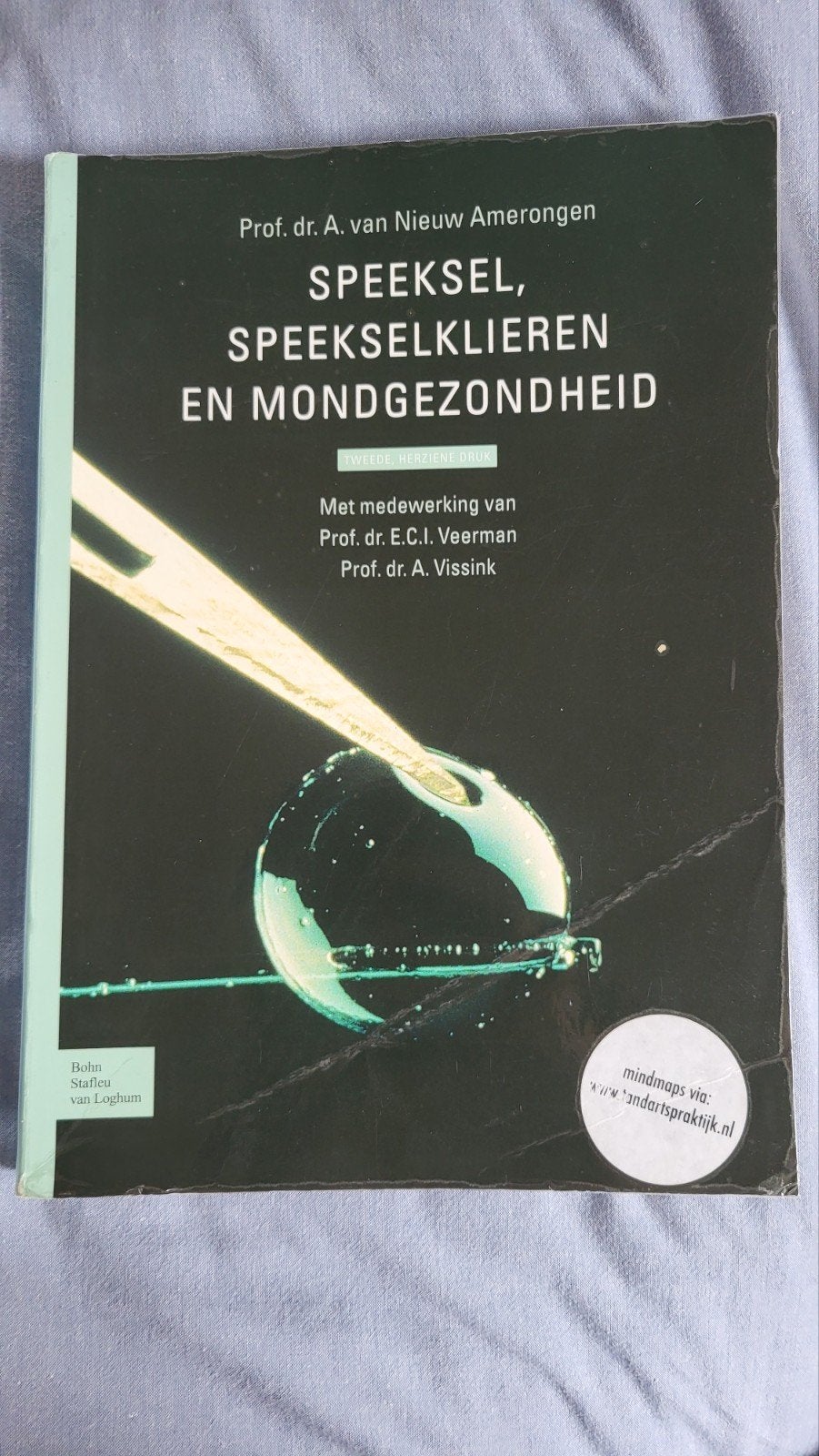 Speeksel, Speekselklieren en Mondgezondheid, Boeken, Zo goed als nieuw, Prof. dr. A. van Nieuw Amerongen, Beta, HBO