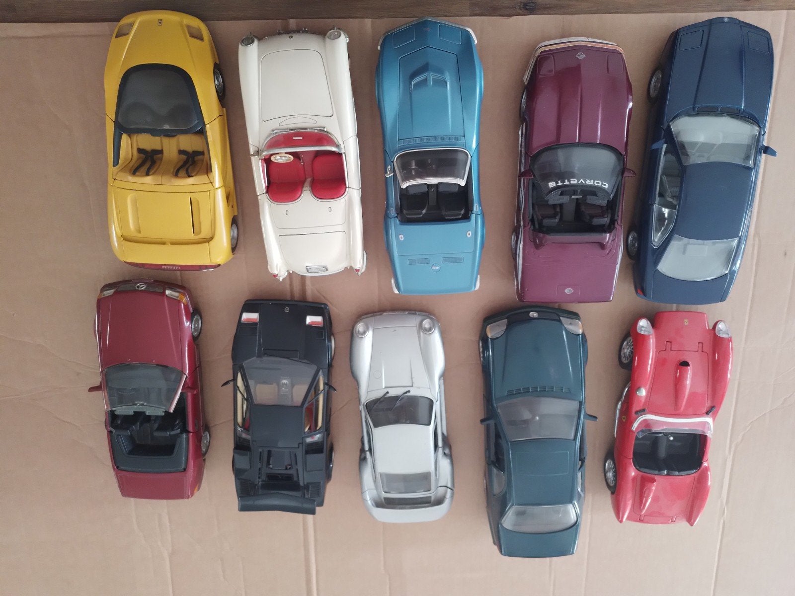 verzameling modelauto's 1:18 10x, Hobby en Vrije tijd, Ophalen of Verzenden