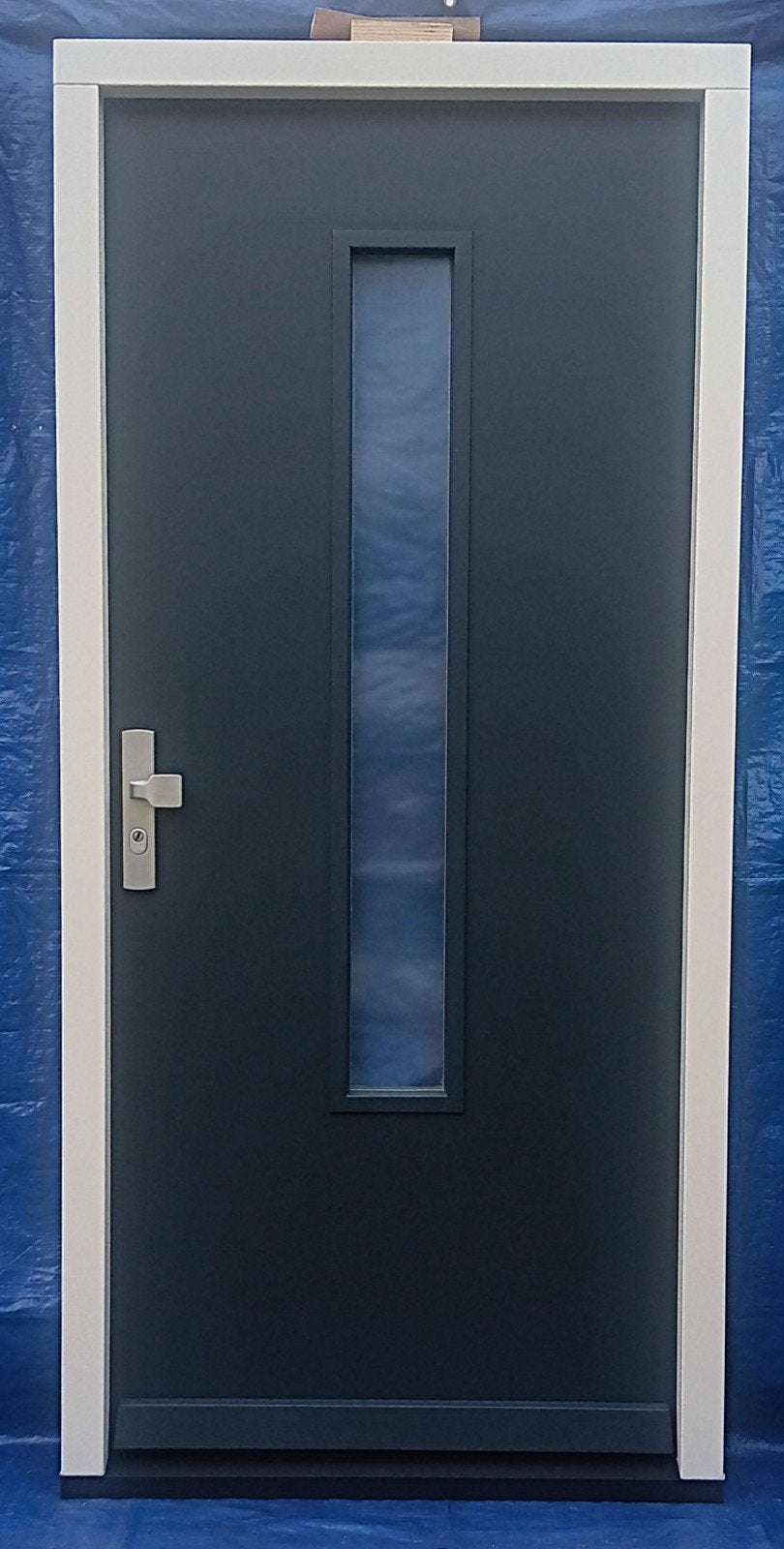 Nieuw voordeurkozijn compleet met deur., Doe-het-zelf en Verbouw, Kozijnen en Schuifpuien, Deurkozijn, Nieuw, 150 tot 225 cm, Inclusief glas