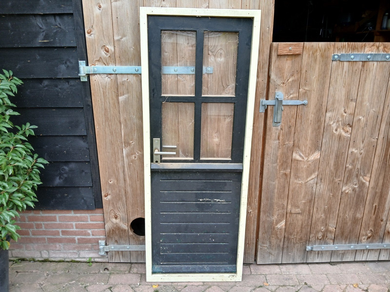 Kozijn met onder en bovendeur, Ophalen, Minder dan 75 cm, Deurkozijn, 150 tot 225 cm