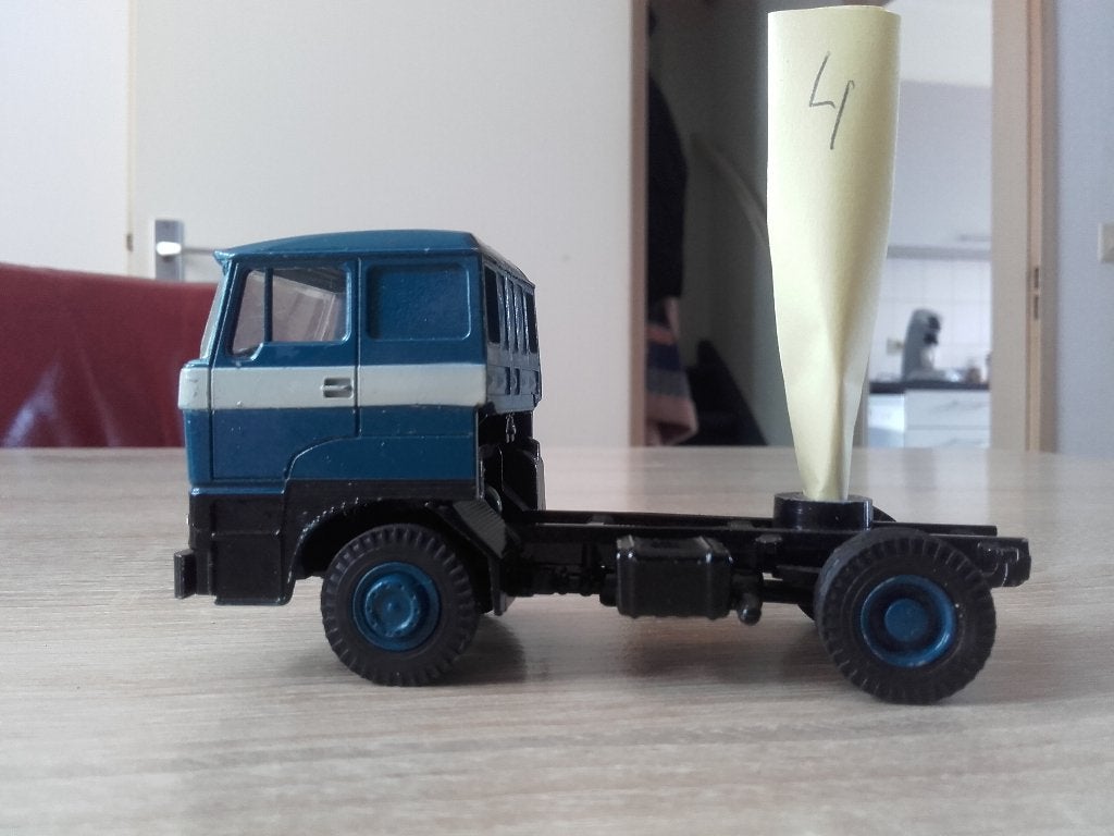 DAF 3300 trekker van Liontoys., Ophalen of Verzenden, Zo goed als nieuw, Bus of Vrachtwagen, Lion Toys