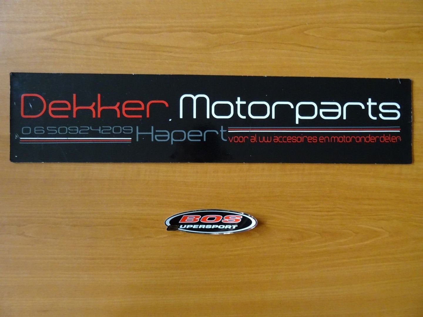 Bos Exhausts Uitlaat / Demper Sticker # Bos Supersport #, Ophalen of Verzenden, -, -, -