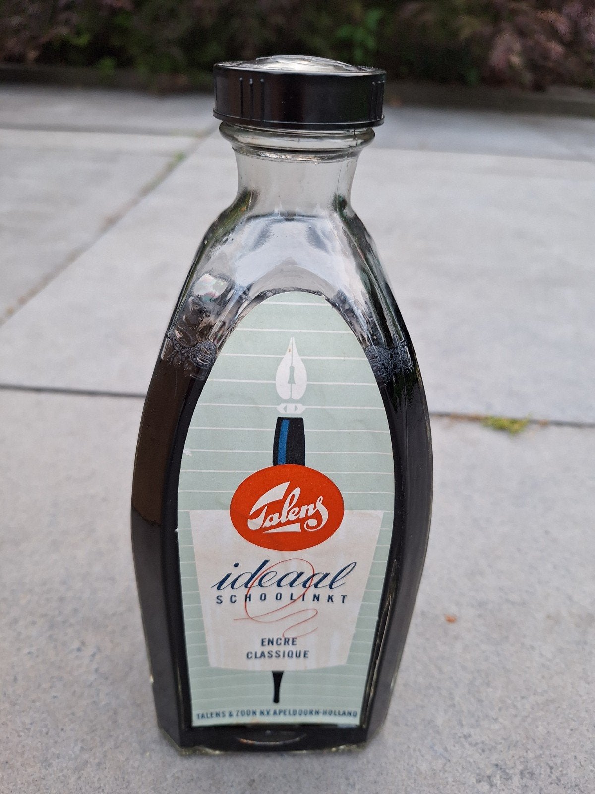 Vintage Talens Schoolinkt Fles met Originele Doos, Ophalen of Verzenden, Zo goed als nieuw