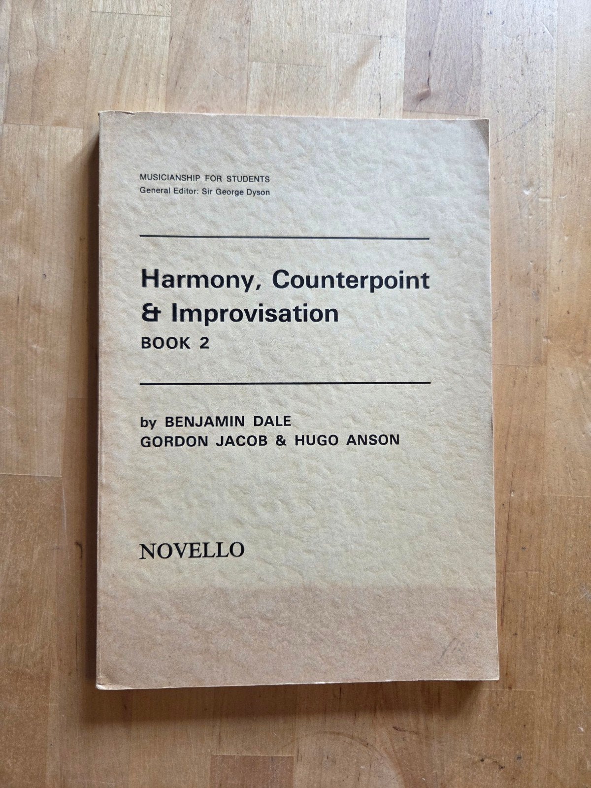 Harmony, Counterpoint & Improvisation Boek 2 - Muziektheorie, Verzenden, Zo goed als nieuw, Algemeen, Benjamin Dale, Gordon Jacob & Hugo Anson