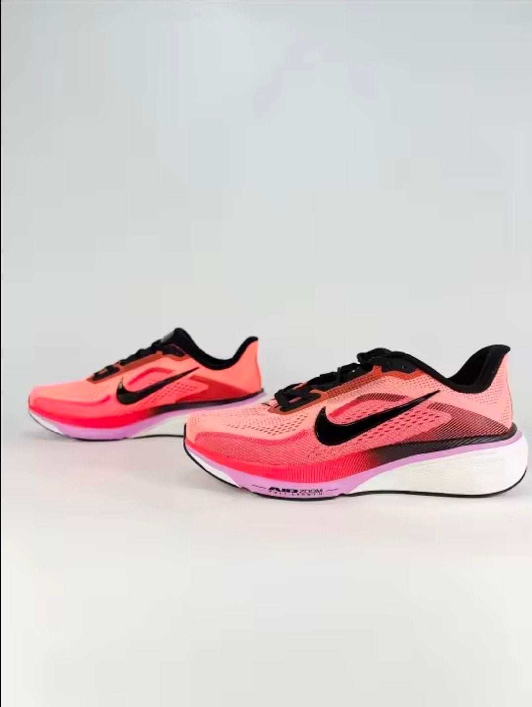 Nike Air Zoom hardloopschoenen dames - Roze/Zwart, Nike, Ophalen of Verzenden, Roze, Sneakers of Gympen