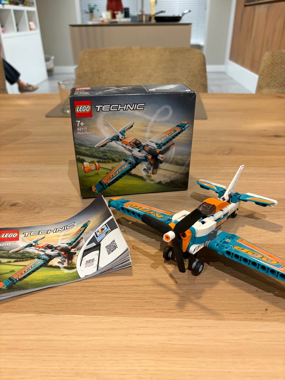 LEGO Technic Racevliegtuig 42117 - Zo goed als nieuw, Ophalen of Verzenden, Zo goed als nieuw