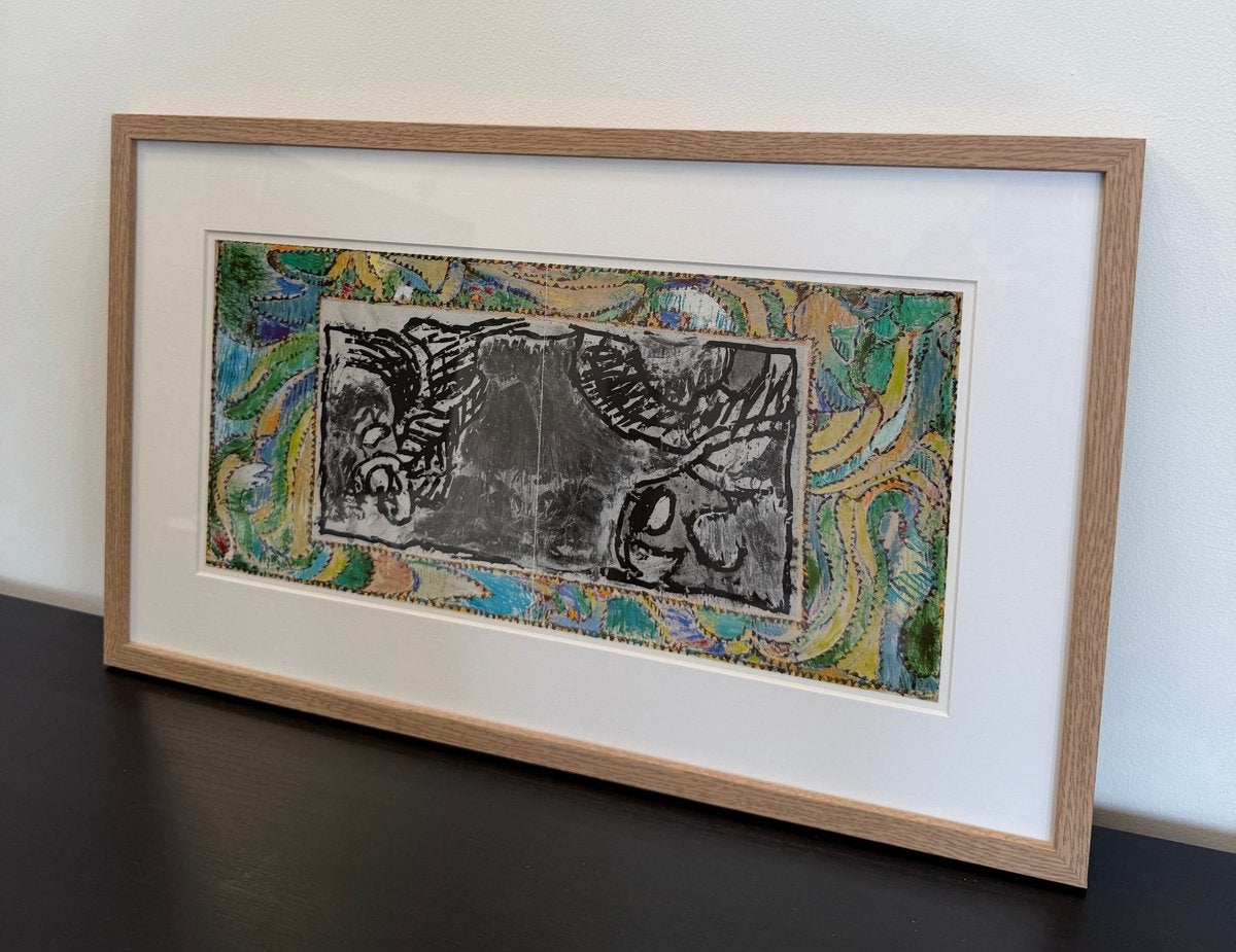 Pierre Alechinsky (1927) - Sucre & Sel (1983) - Nw Ingelijst, Ophalen of Verzenden