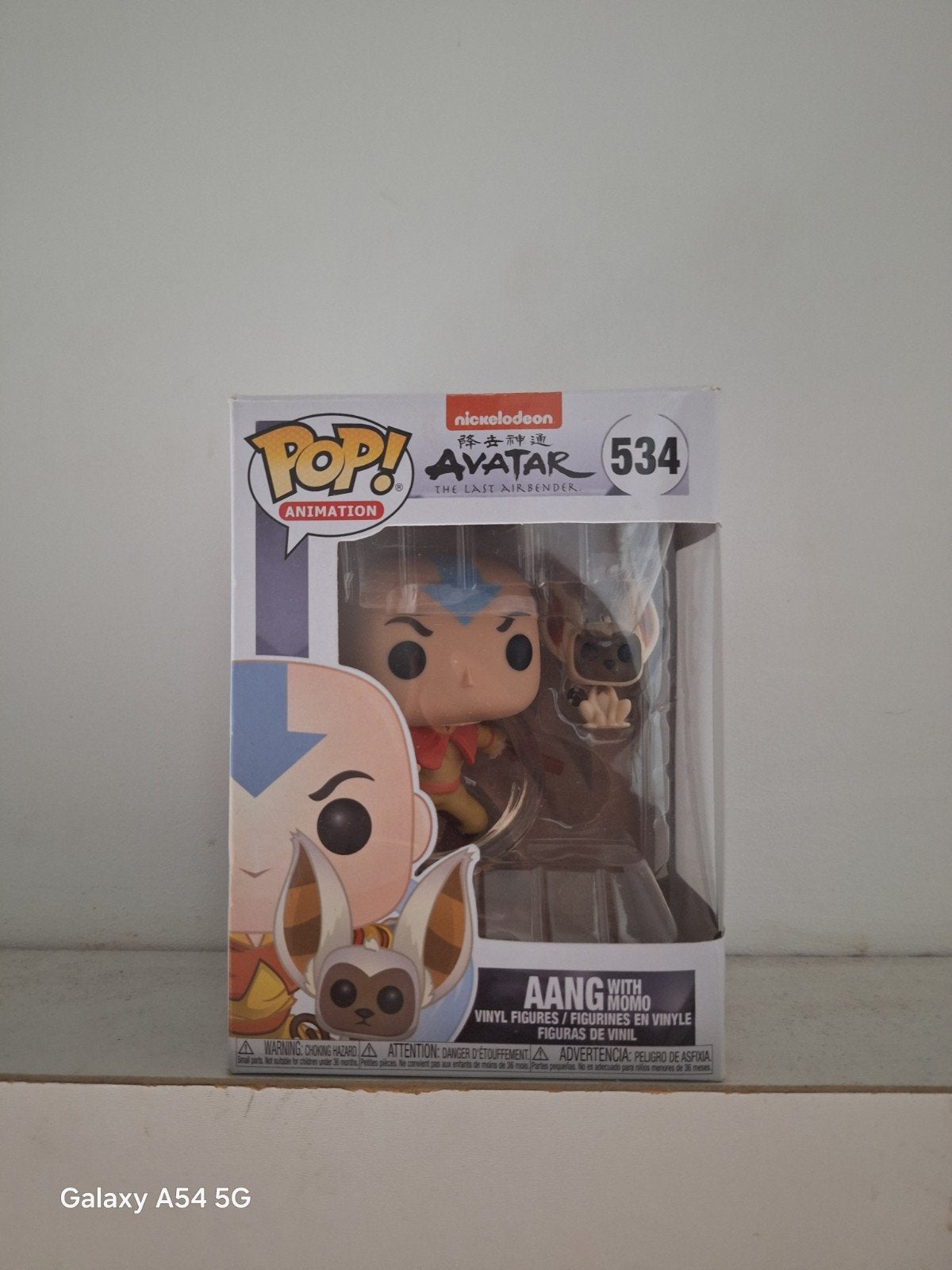 Funko Pop! Avatar Aang met Momo #534 - Nieuw in doos, Ophalen, Nieuw