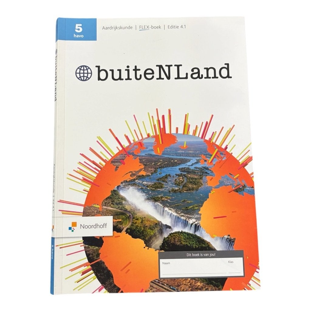 BuiteNLand 5 Havo Flex-boek (Editie 4.1) Helemaal nieuw!, Verzenden, Aardrijkskunde, Noordhoff Uitgevers, HAVO