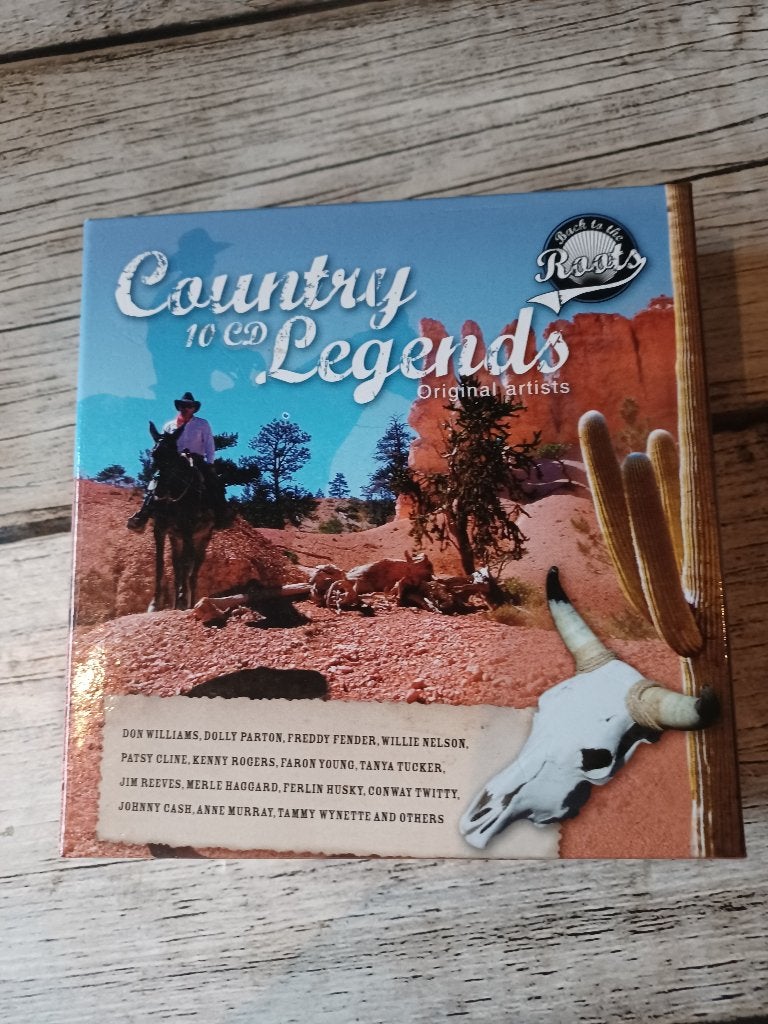 Country Ledgends Original Artist 10 Cd’s, Ophalen of Verzenden, Gebruikt, Boxset, Country