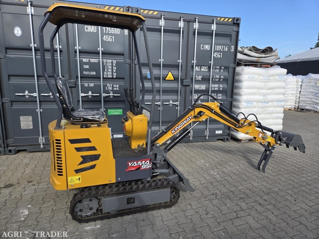 YAMA 950 Minigraver €4.900 KINGWAY GRATIS LEVERING, Verzenden, Heel Nederland, KINGWAY, Graafmachine