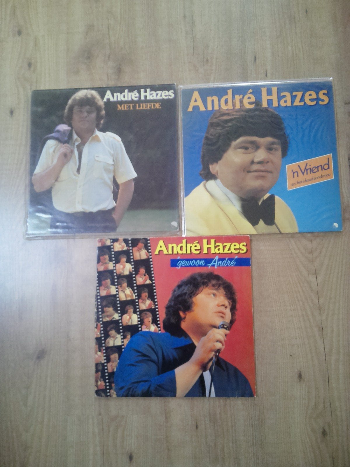 Andre Hazes 3 lps, Cd's en Dvd's, Vinyl | Nederlandstalig, Ophalen of Verzenden, Gebruikt, Overige formaten, Levenslied of Smartlap