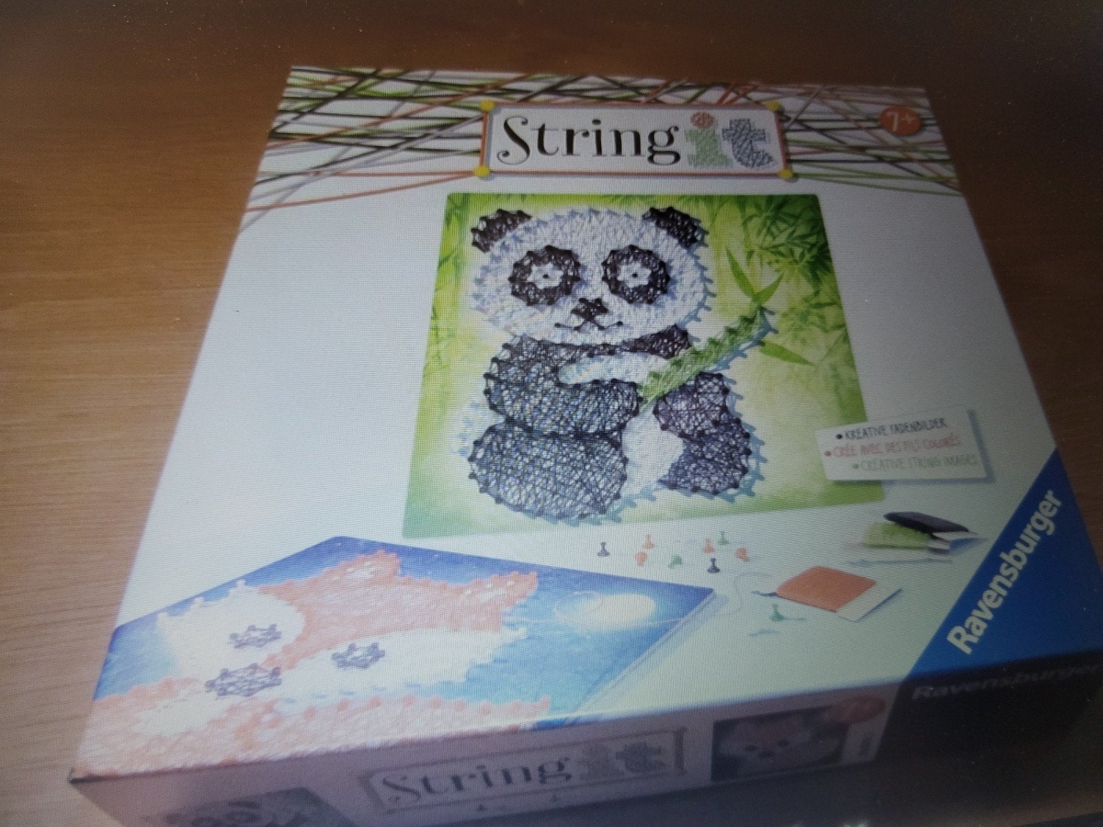 Ravensburger String Art Panda Knutselset, Hobby en Vrije tijd, Knutselen, Ophalen of Verzenden, Gebruikt