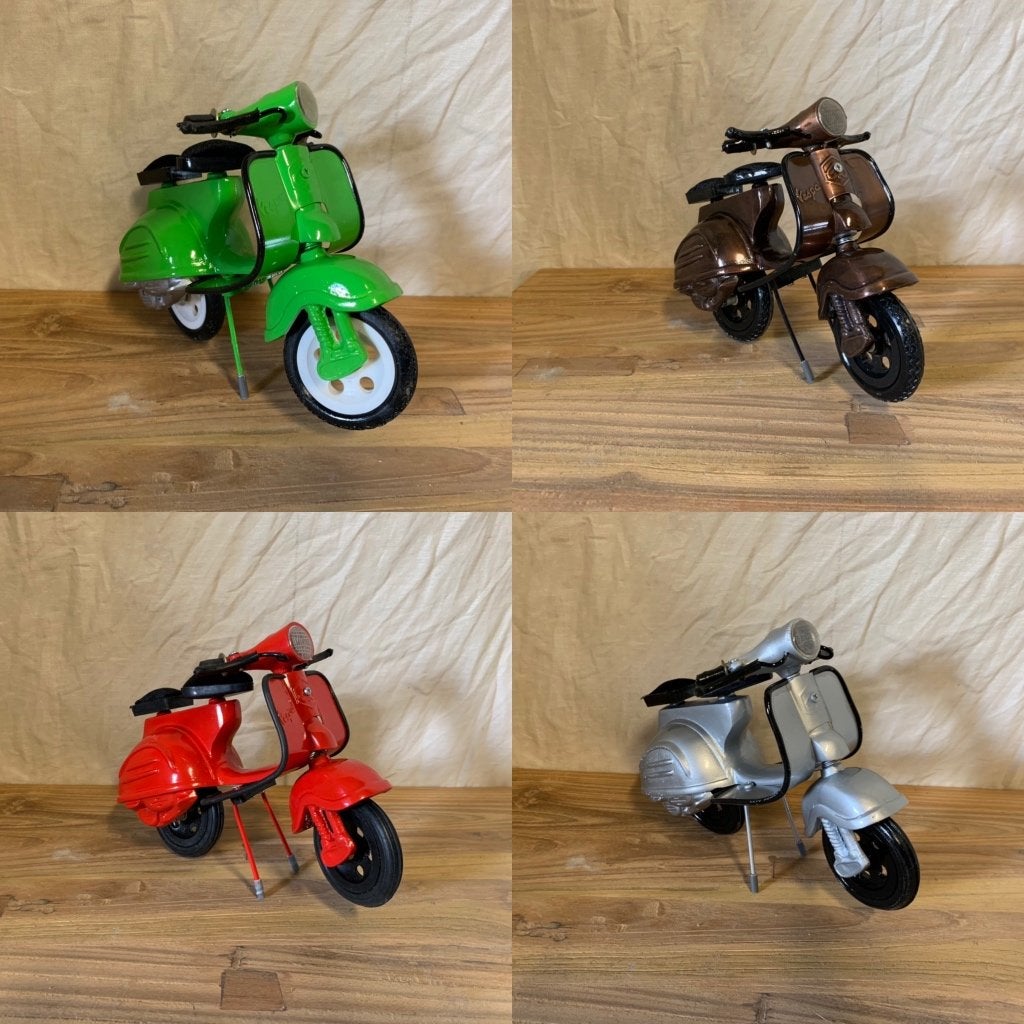 Miniatuur Vespa - handgemaakt – te koop bij TTM Wonen, TTM Wonen, Meubels – (Perzische) Tapijten en Woonaccessoires, Meerkleurig
