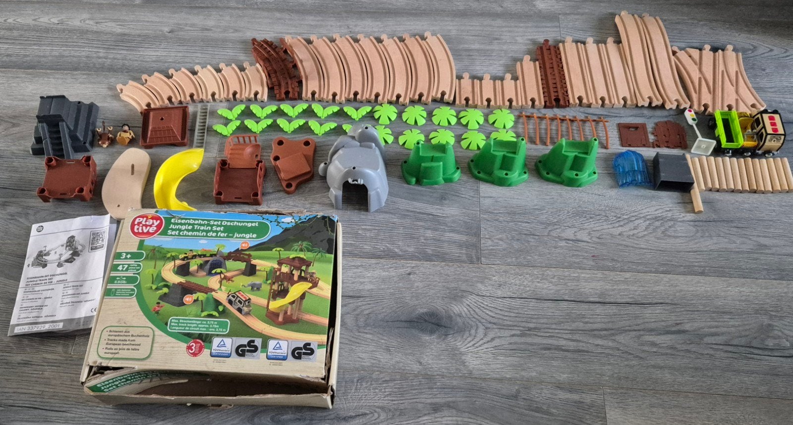Playtive Jungle Treinbaan - Zo goed als nieuw, Ophalen, Zo goed als nieuw, Overige typen