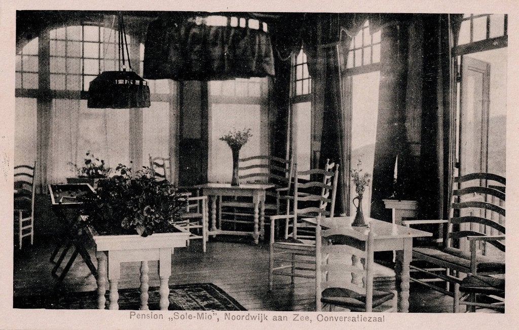 Noordwijk aan Zee – Conversatiezaal ‘Sole-Mio’., Ophalen of Verzenden, Voor 1920, Ongelopen, Zuid-Holland