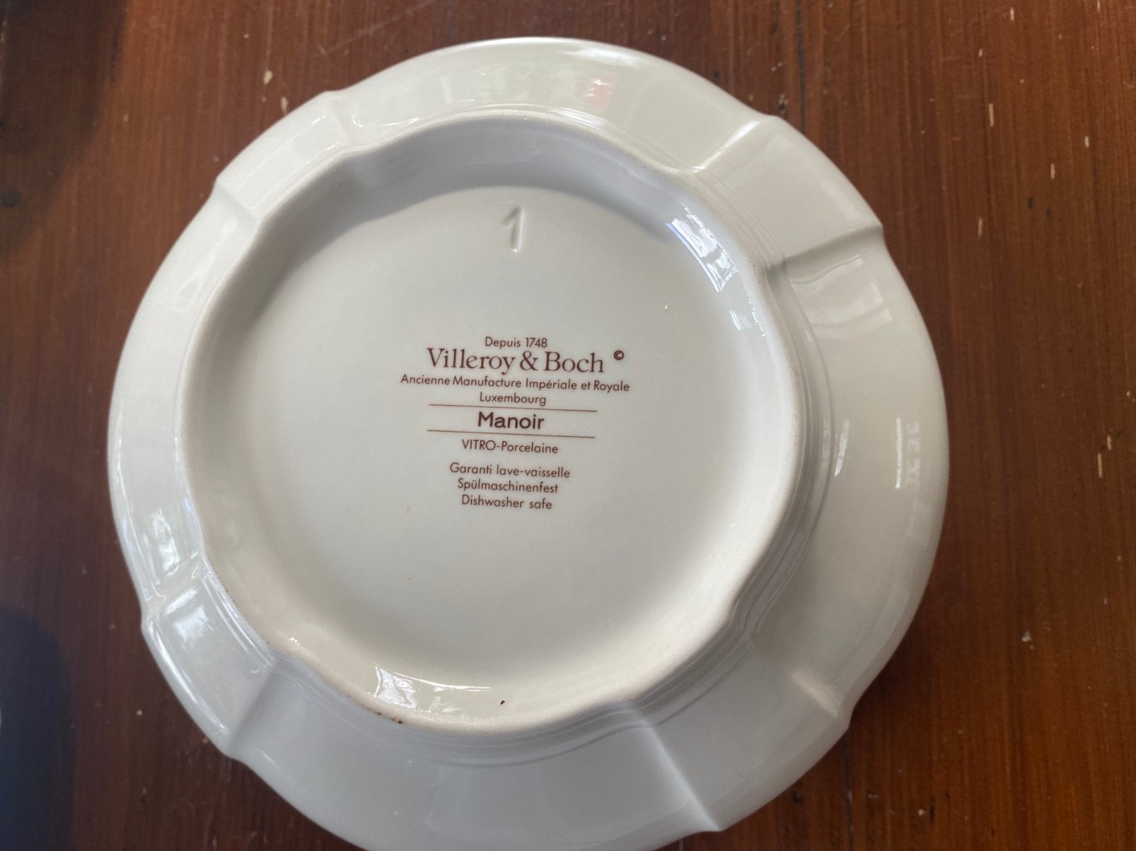 Servies porcelein Villeroy en Boch Manoir, Ophalen, Klassiek, Villeroy & Boch, Zo goed als nieuw