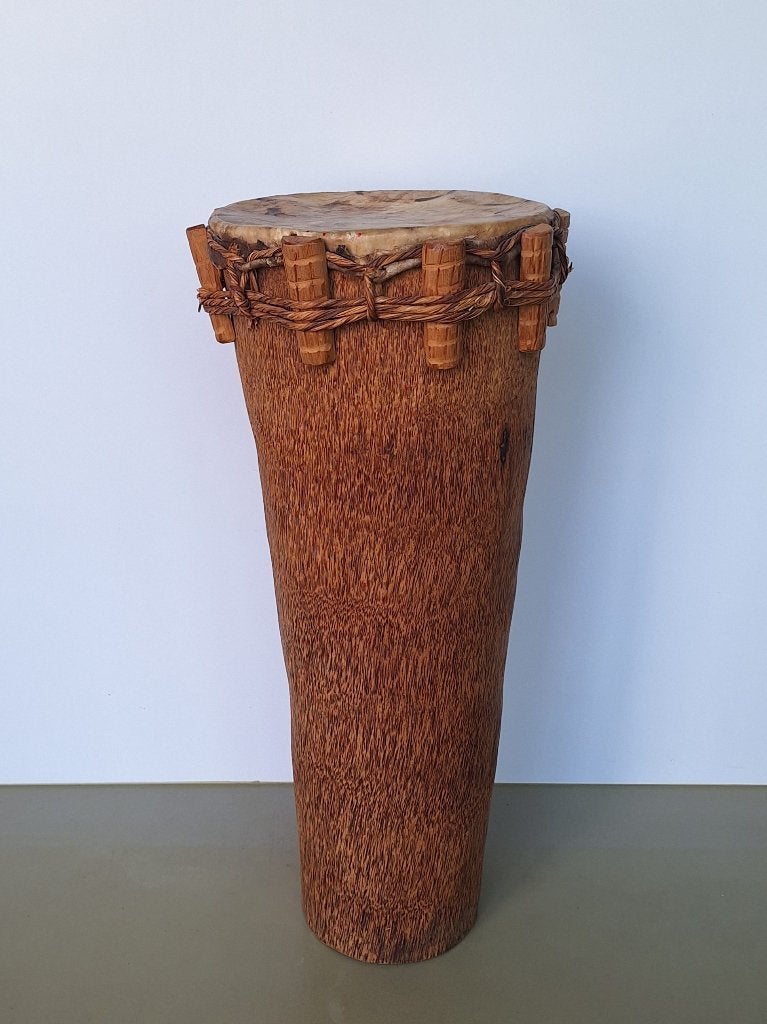 grote tribal djembe agida houten trommel drum h=71cm, Ophalen of Verzenden, Gebruikt, Trommel