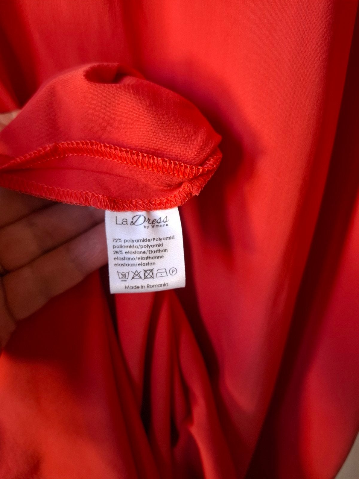 LaDress rode vlinderjurk Caroline maat: XXL/44, Kleding | Dames, Ophalen of Verzenden, Zo goed als nieuw, Nvt, LaDress