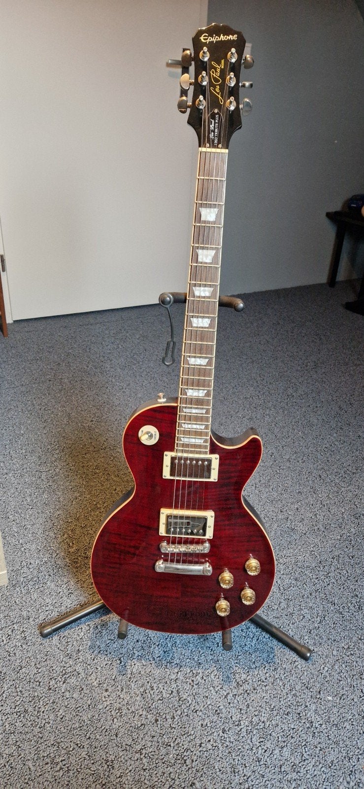 Epiphone Les Paul 1960 Tribute Plus - Zo goed als nieuw, Ophalen, Zo goed als nieuw, Solid body, Epiphone