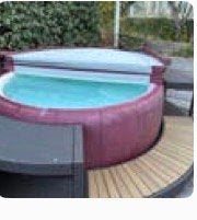 jacuzzi ombouw, Tuin en Terras, Ophalen, Gebruikt