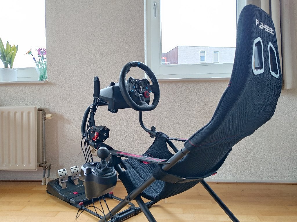 Logitech G29 + Playseat Rig incl. Shifter & Handbrake, Ophalen, Gebruikt, Logitech