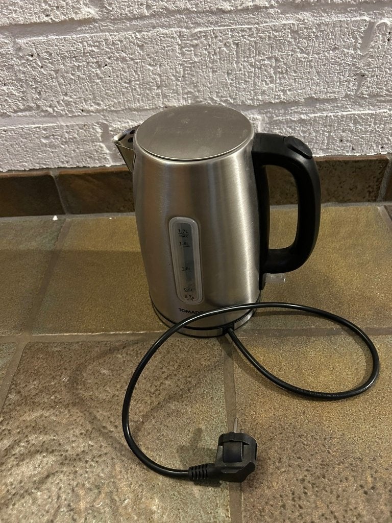 Waterkoker RVS 1,7L, 1 tot 2 liter, Ophalen of Verzenden, Gebruikt, Rvs