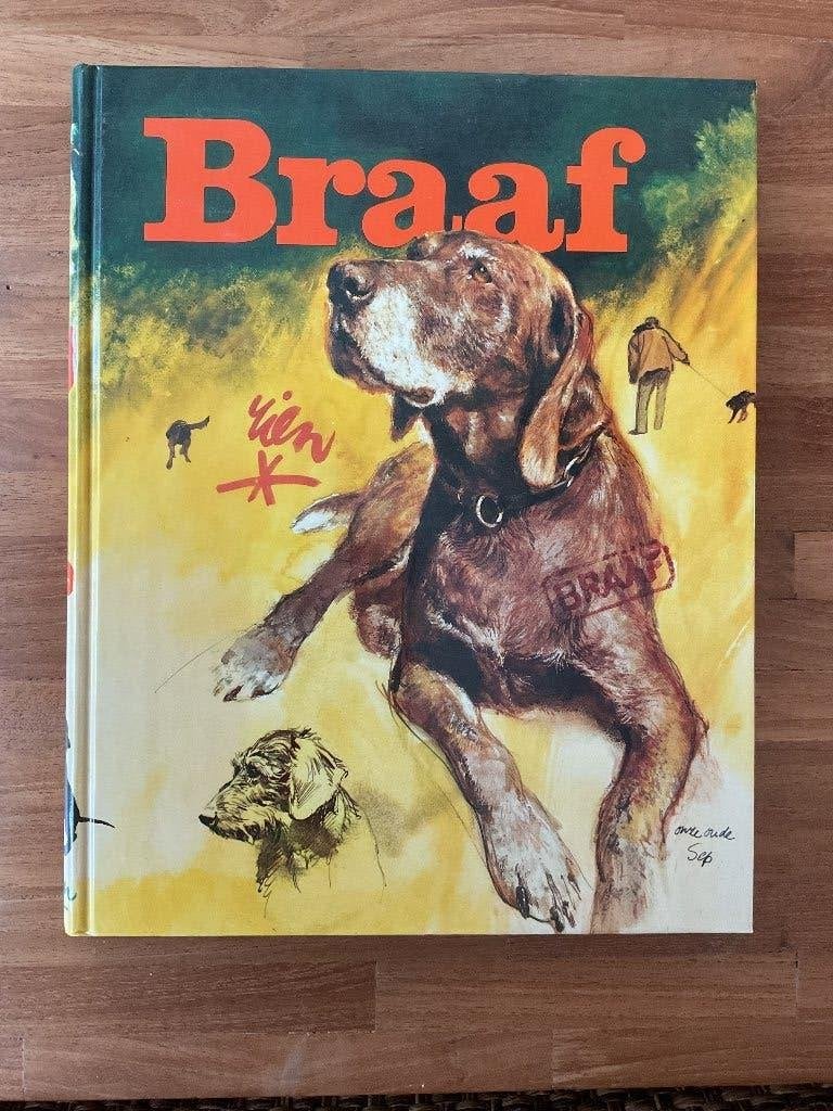 Boek Braaf van Rien Poortvliet over honden, Ophalen of Verzenden, Zo goed als nieuw, Honden