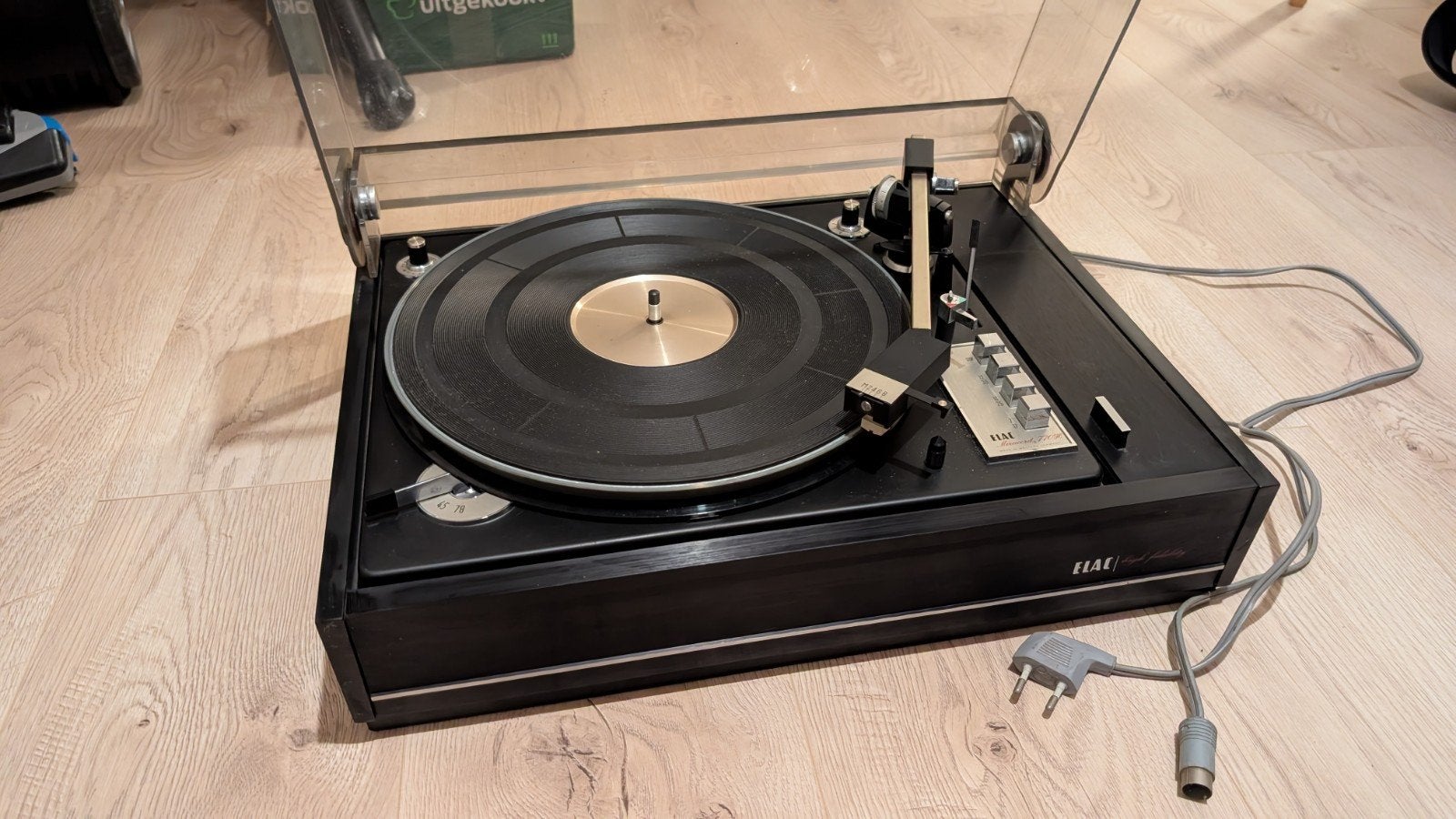 ELAC Miracord 770H Platenspeler - Vintage Hifi, Gebruikt, Automatisch, Platenspeler, Ophalen