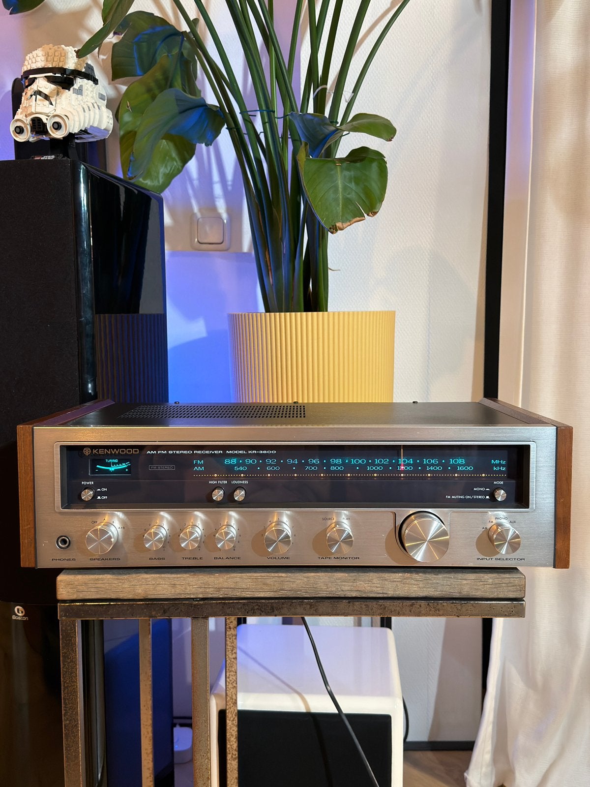 Prachtige Kenwood KR-3600 versterker / tuner, Audio, Tv en Foto, Versterkers en Receivers, Zo goed als nieuw, Ophalen, Overige merken