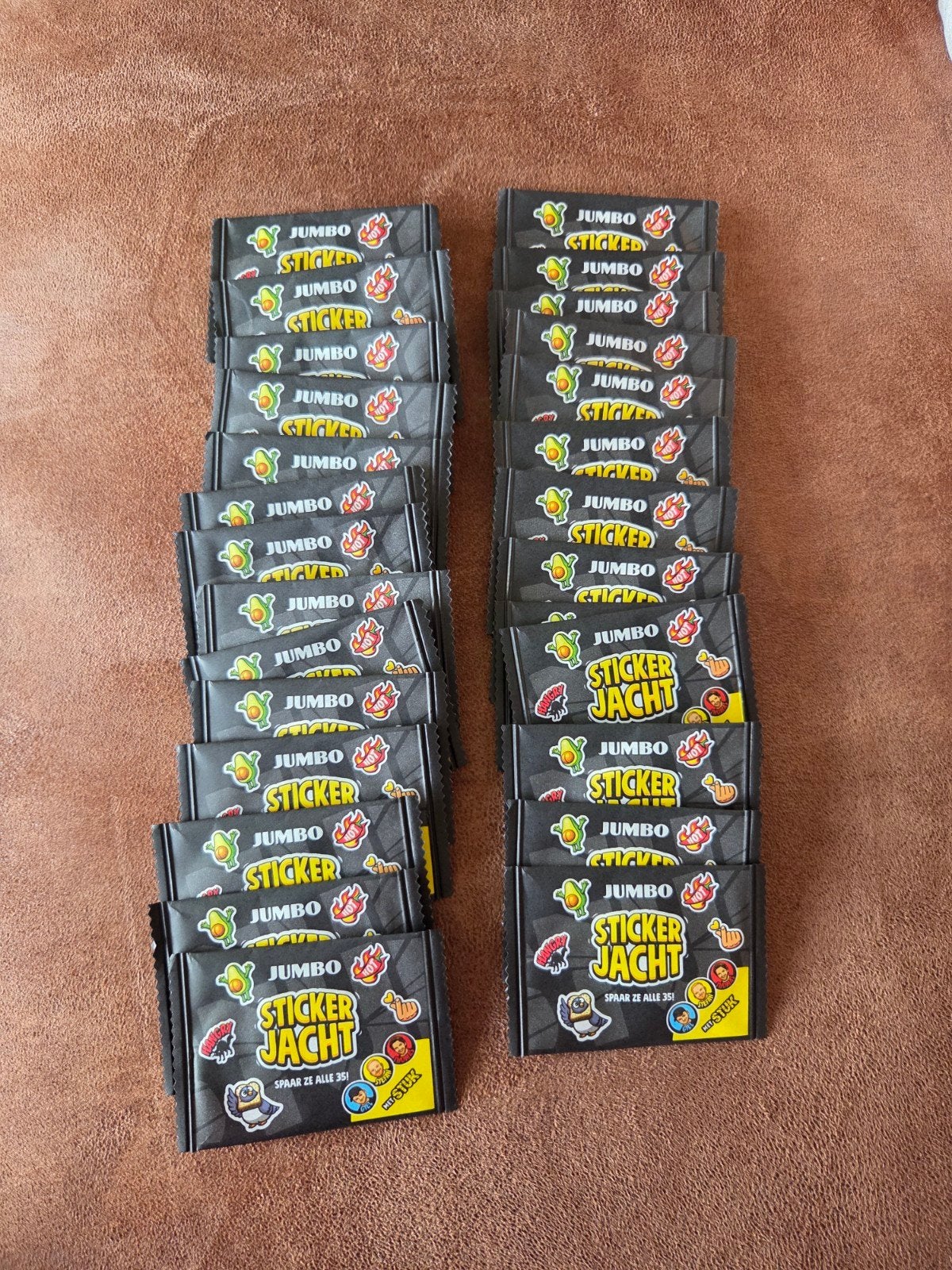 Jumbo Sticker jacht stuk tv stickers, Jumbo, Ophalen of Verzenden