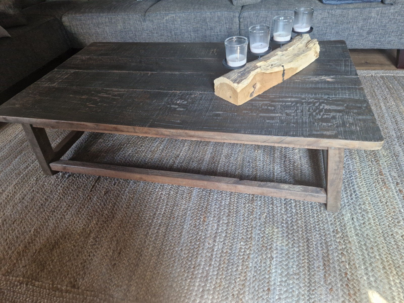 Hoffz Salontafel - Robuust en Stijlvol (150x85x40 cm), Huis en Inrichting, Ophalen