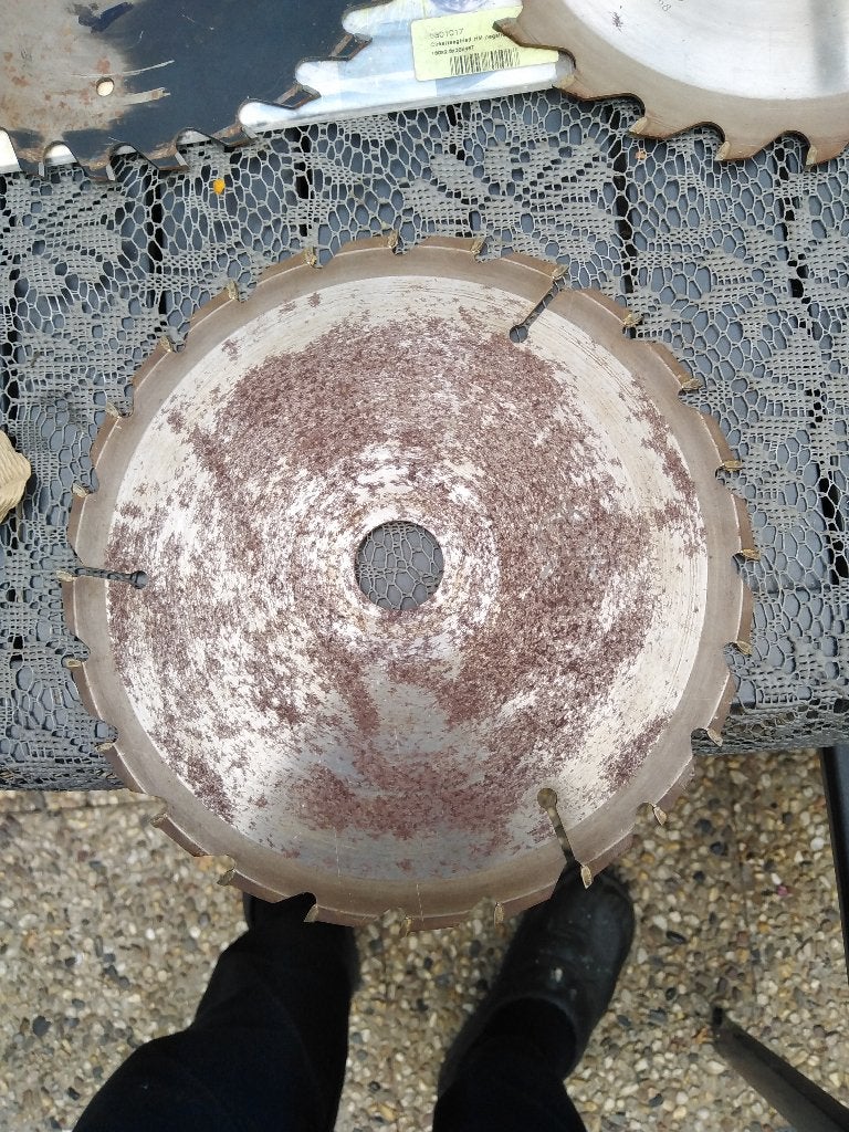 zaagblad, Gebruikt, Cirkelzaag, Ophalen of Verzenden, 30 tot 70 mm