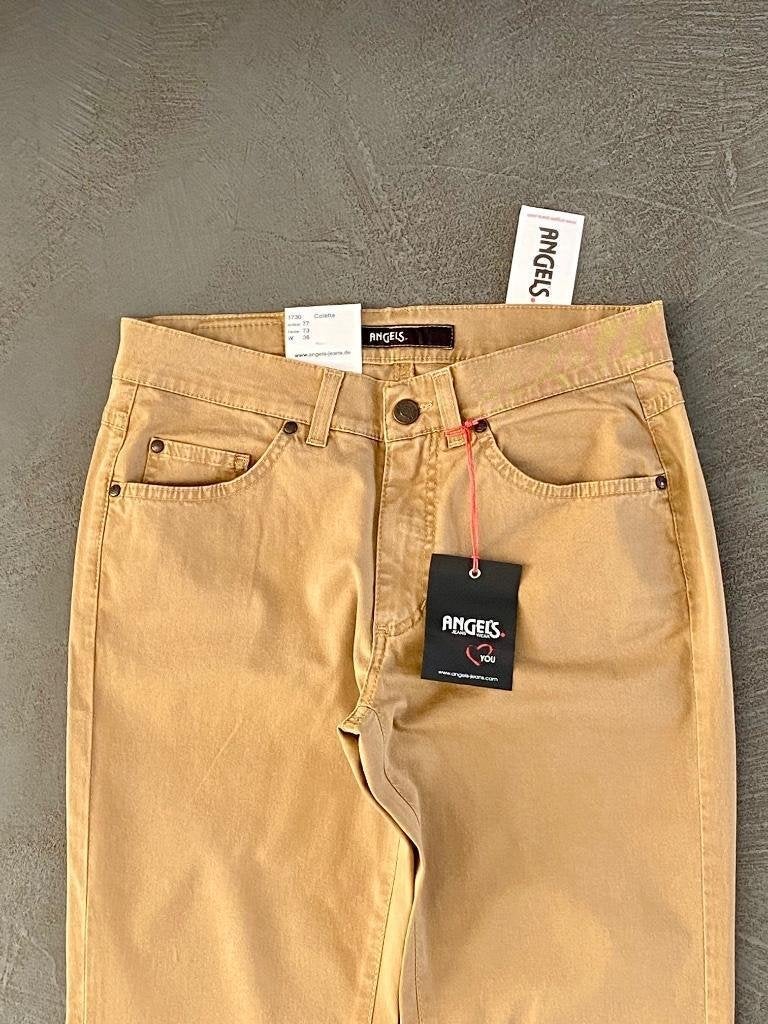 i162 Nieuw Angels broek mt 36=S jeans L30 Colette bruin, Overige kleuren, Nieuw, Ophalen of Verzenden, W28 - W29 (confectie 36)